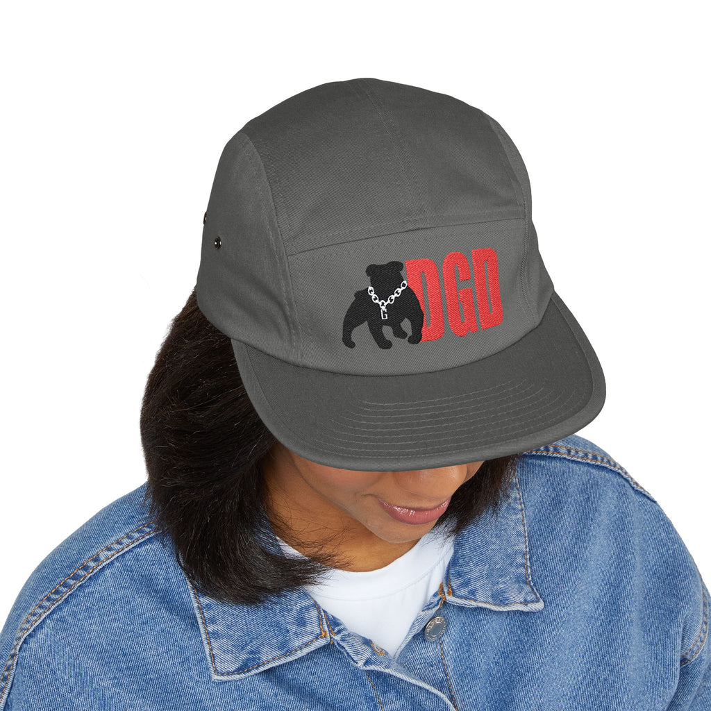 Stylish Embroidered 5 Panel Cap, Trendy Hat, Casual Wear, Streetwear Accessory, Gift for Hip Hop Lovers, Summer Fashion