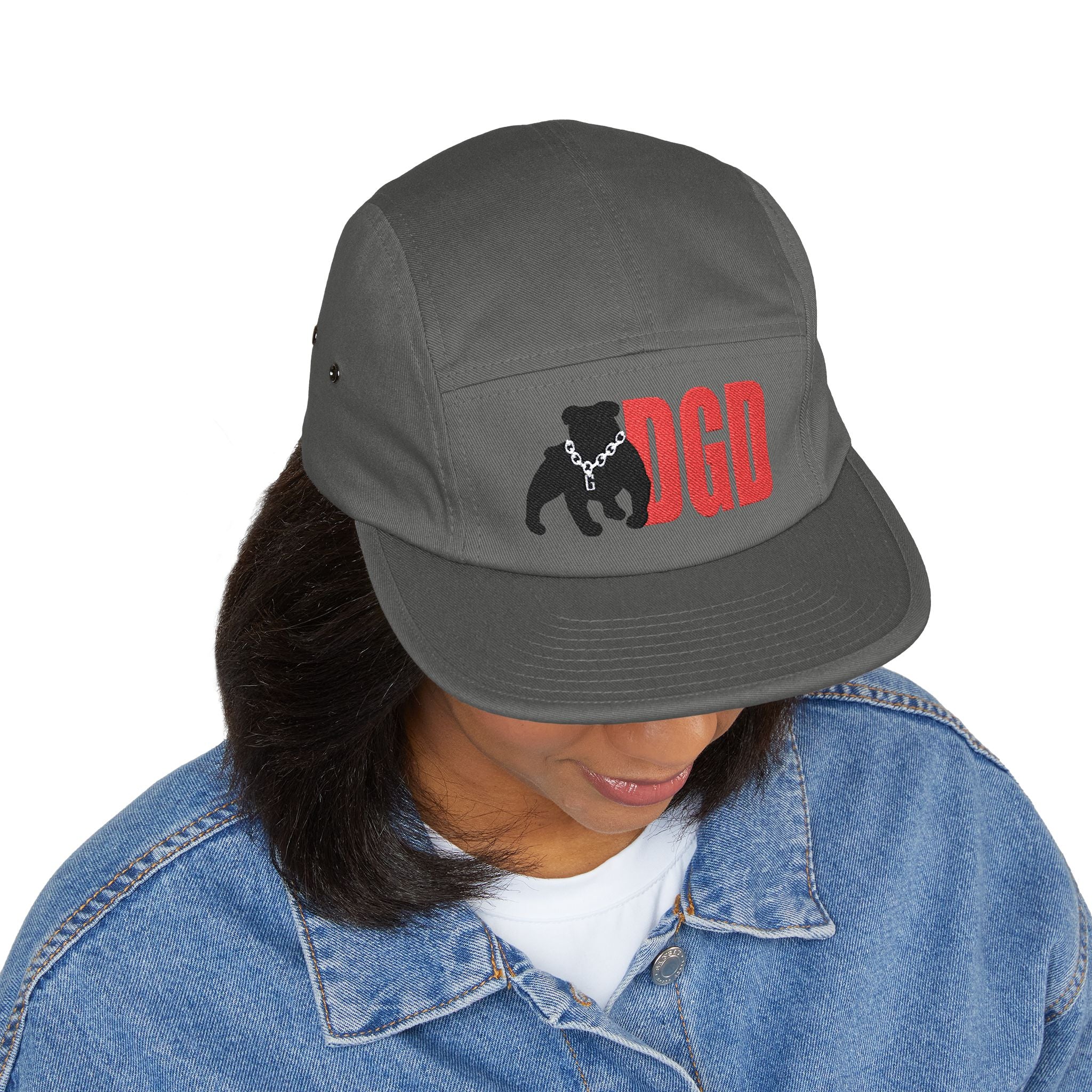 Stylish Embroidered 5 Panel Cap, Trendy Hat, Casual Wear, Streetwear Accessory, Gift for Hip Hop Lovers, Summer Fashion