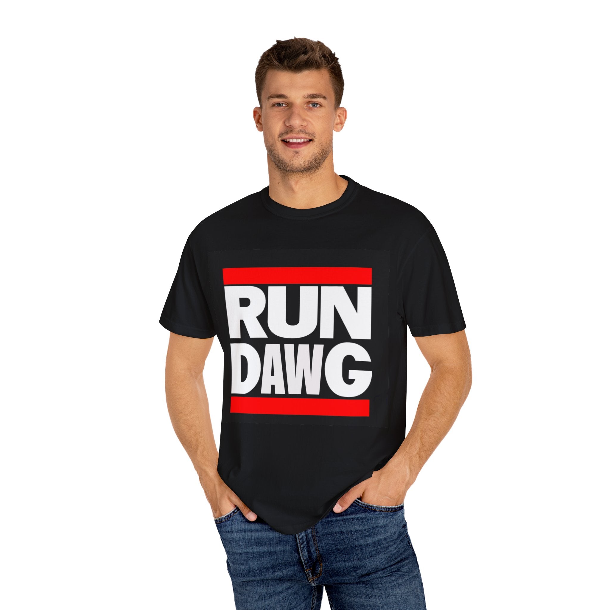 Vibrant Motivational T-Shirt | Perfect for Fitness Enthusiasts, Casual Wear, and Gifts | Run Dawg Tee for Active Lifestyles