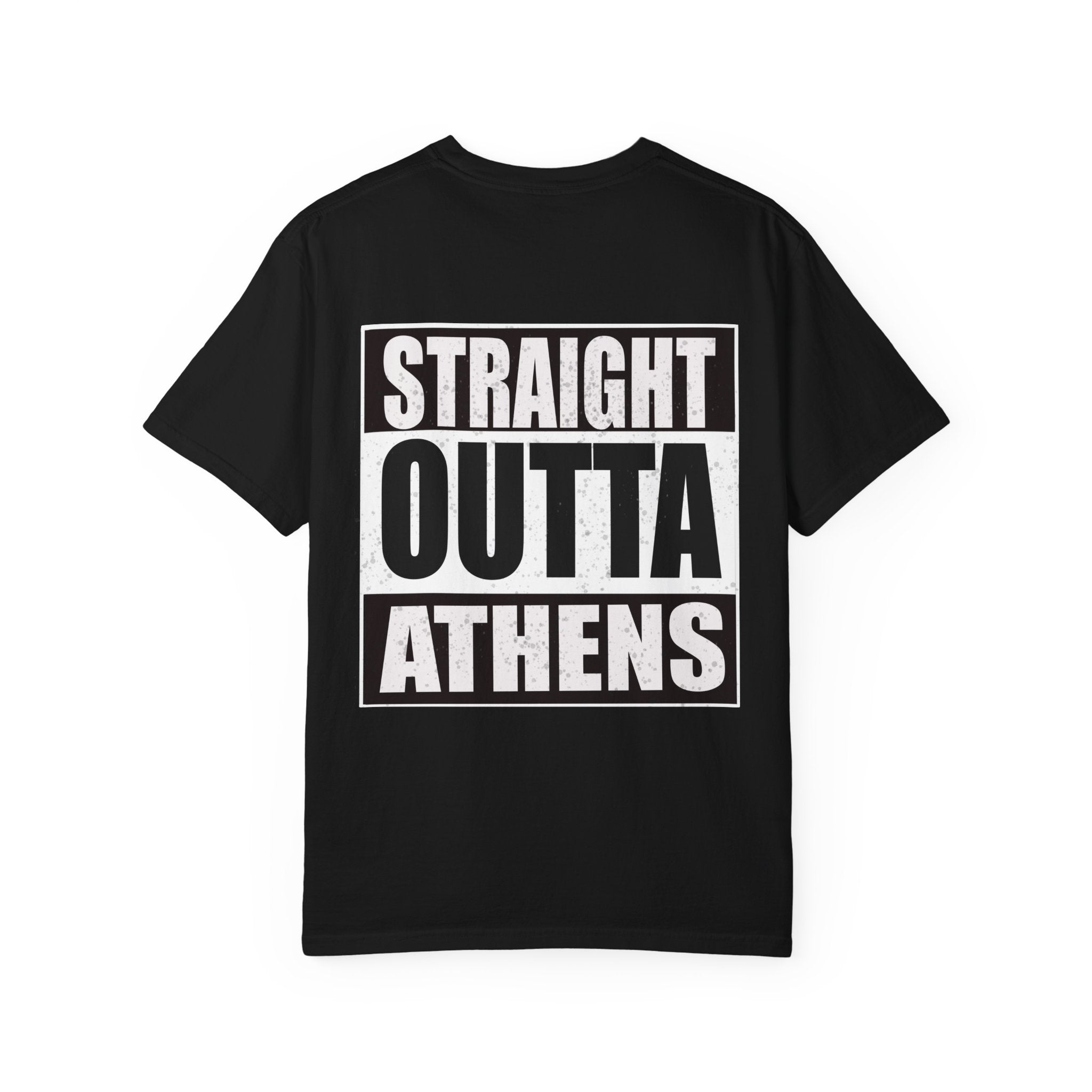 Unisex Garment-Dyed T-shirt for Street Style Lovers, Casual Wear, Gifts for Friends, Athens Pride, 90s Nostalgia