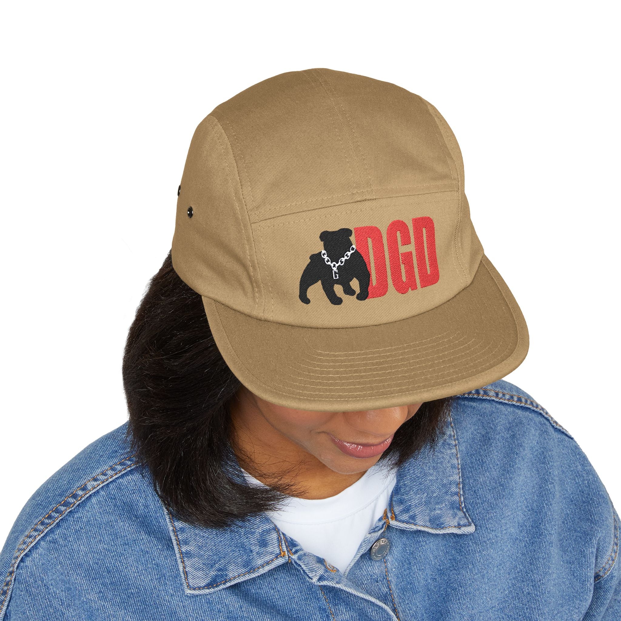 Stylish Embroidered 5 Panel Cap, Trendy Hat, Casual Wear, Streetwear Accessory, Gift for Hip Hop Lovers, Summer Fashion