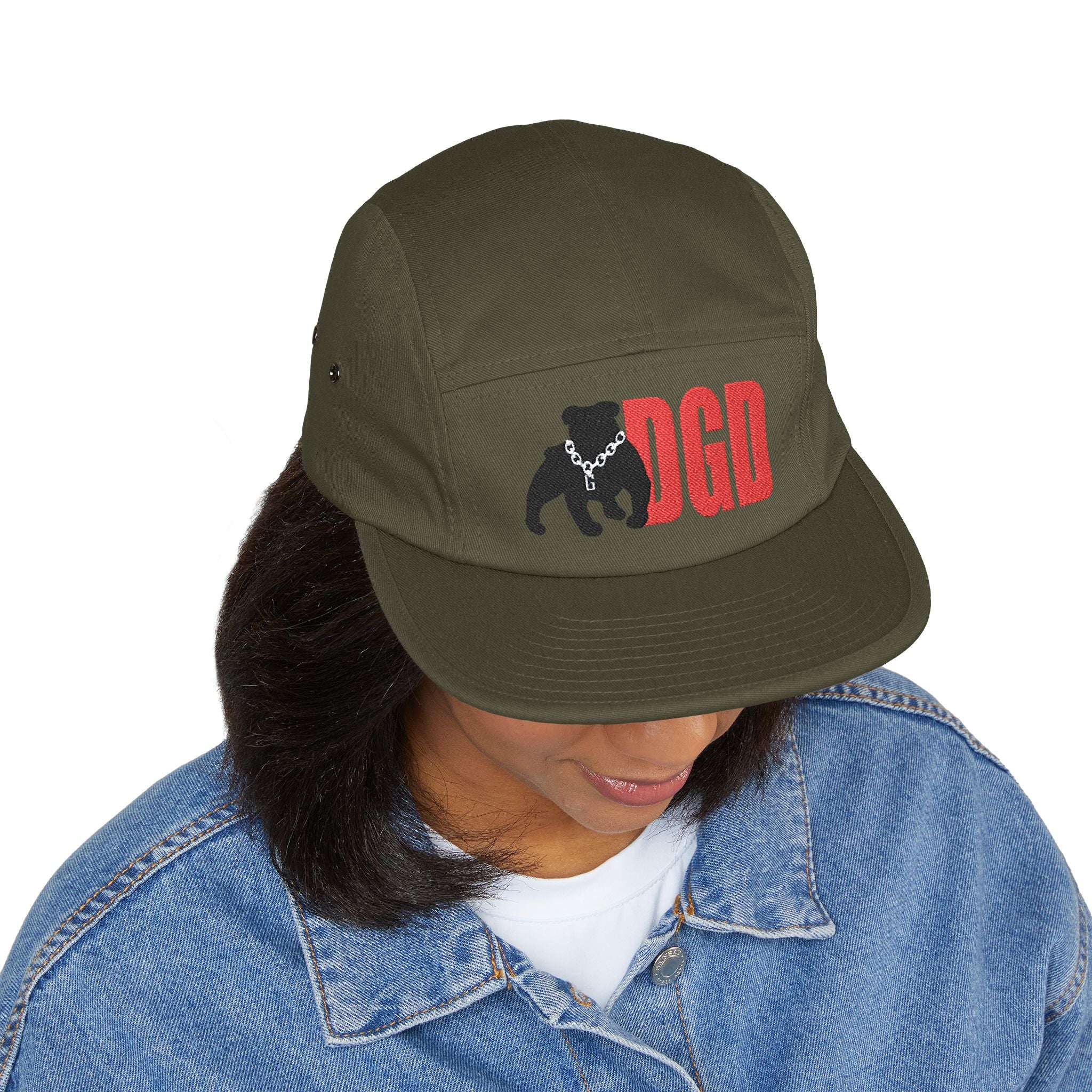 Stylish Embroidered 5 Panel Cap, Trendy Hat, Casual Wear, Streetwear Accessory, Gift for Hip Hop Lovers, Summer Fashion