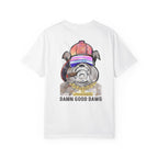 Garment-Dyed Unisex T-Shirt with Bold Logo, Casual Tee, Cool Graphic Top, Perfect for Everyday Wear, Gift for Him/Her, Summer Fashion