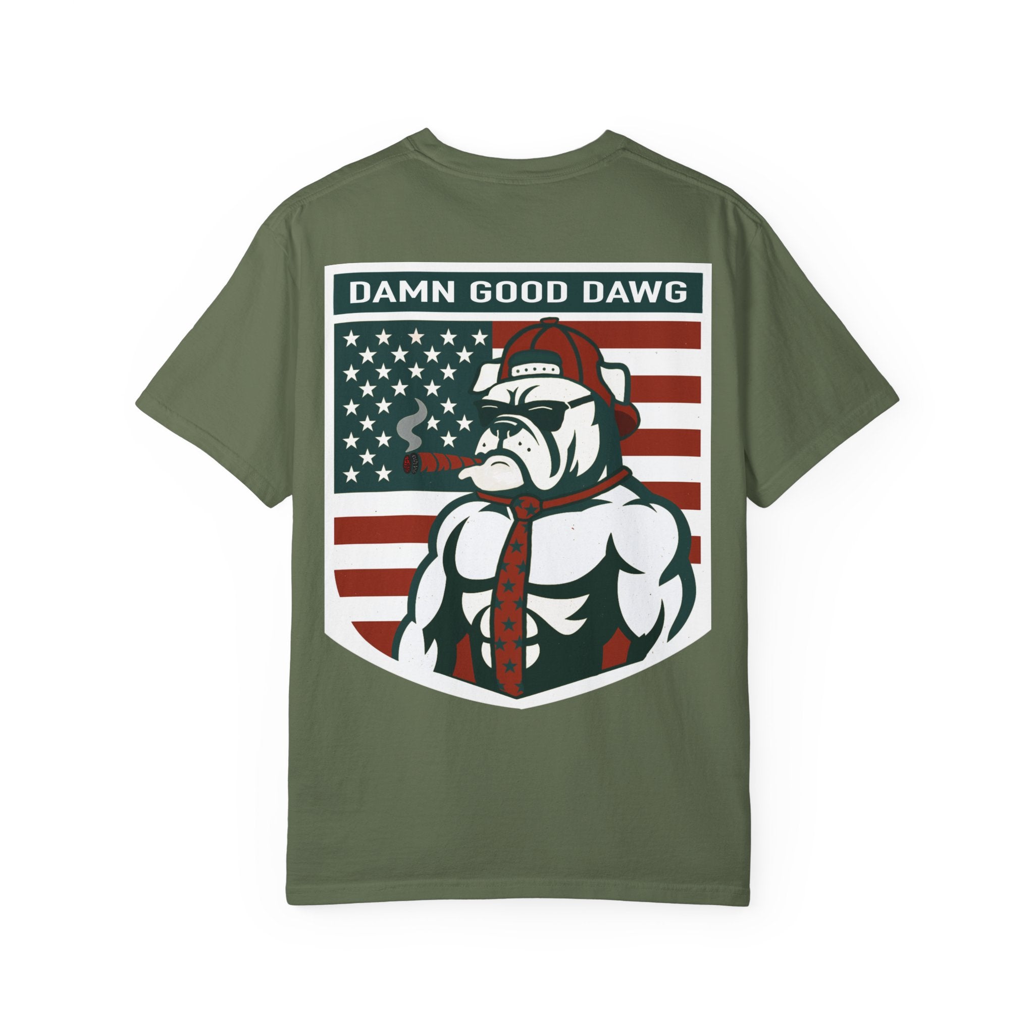 Damn Good Dawg T-Shirt, Vintage Style Tee, Unisex Casual Wear, Gift for DogLovers, Patriotic Apparel, Everyday Comfort