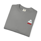Unisex Garment-Dyed T-Shirt: Running Backu, Casual W l ear, Sports Apparel, Gift for Athletes, Everyday Style