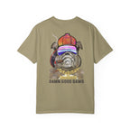 Garment-Dyed Unisex T-Shirt with Bold Logo, Casual Tee, Cool Graphic Top, Perfect for Everyday Wear, Gift for Him/Her, Summer Fashion