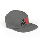 Stylish Embroidered 5 Panel Cap, Trendy Hat, Casual Wear, Streetwear Accessory, Gift for Hip Hop Lovers, Summer Fashion