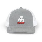 Paw-sitive Vibes Snapback Trucker Cap - Fun Dog Lover Hat, Dog Dad Gift, Outdoor Cap, Casual Wear, Embroidered Fashion