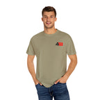 Garment-Dyed Unisex T-Shirt with Bold Logo, Casual Tee, Cool Graphic Top, Perfect for Everyday Wear, Gift for Him/Her, Summer Fashion