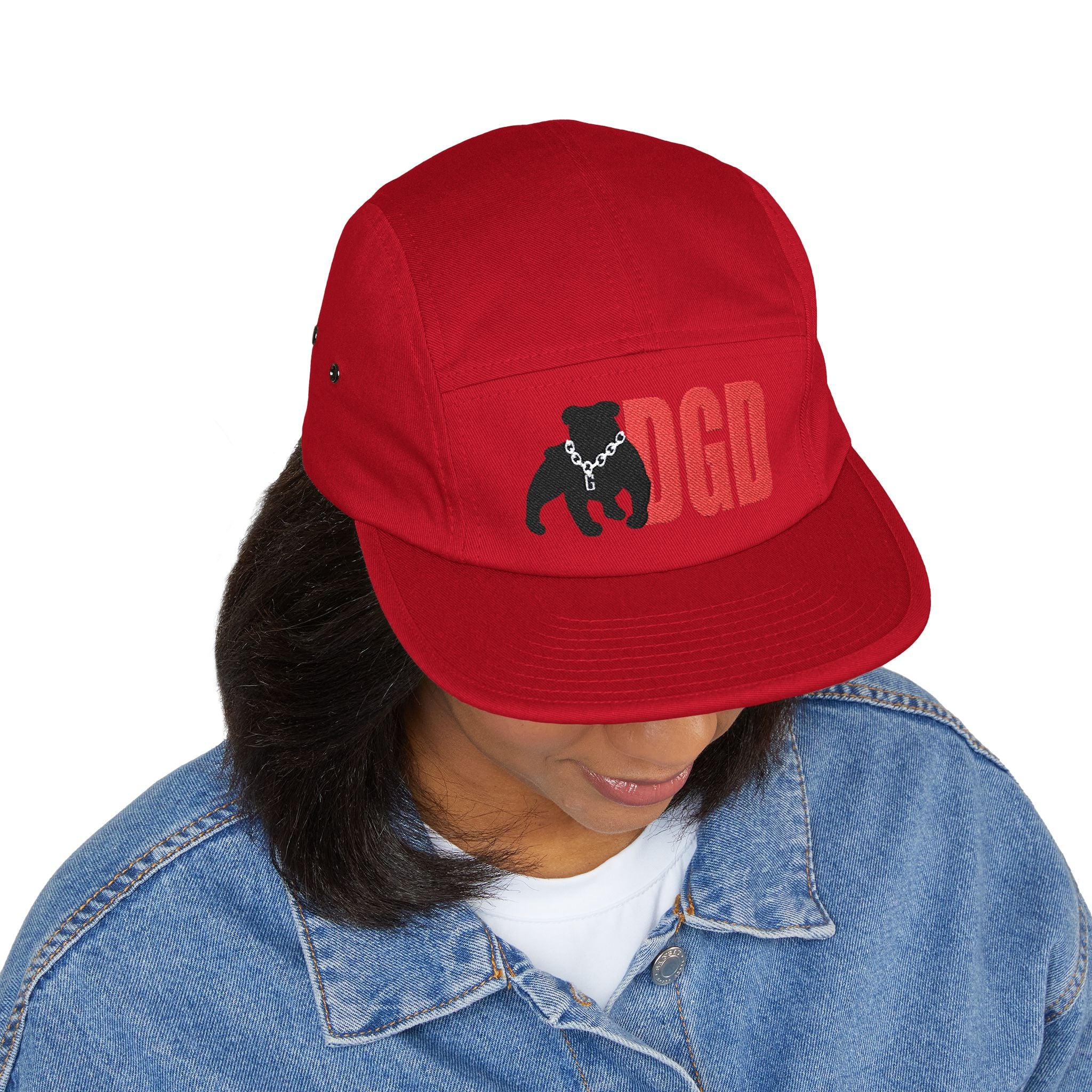 Stylish Embroidered 5 Panel Cap, Trendy Hat, Casual Wear, Streetwear Accessory, Gift for Hip Hop Lovers, Summer Fashion